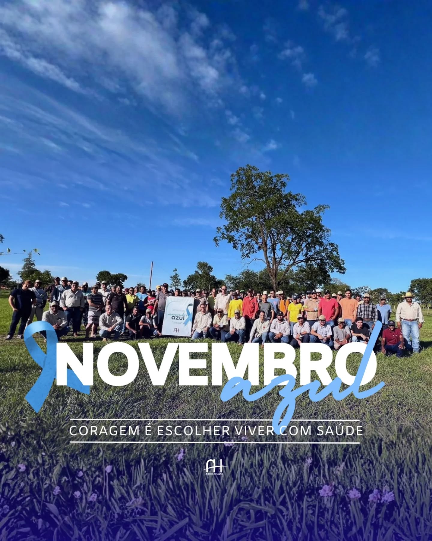 Novembro Azul na Agropecuária AH 🌱💙
